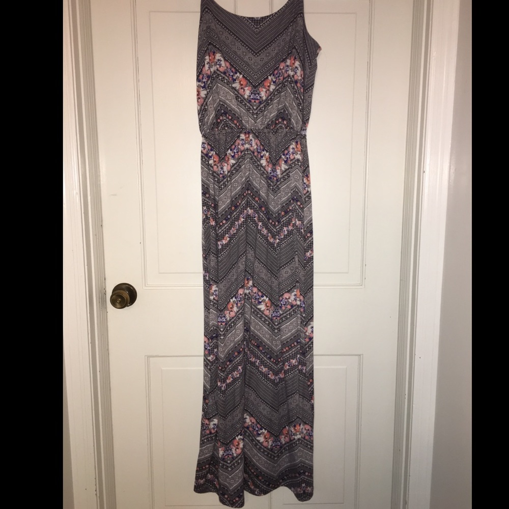 Pink Rose maxi dress